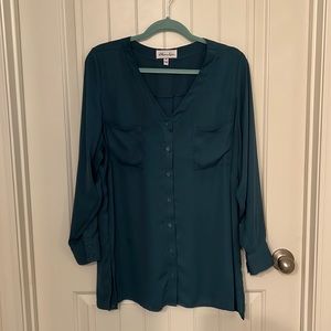 Emerald Green Women’s Long-sleeve Top (2X)
